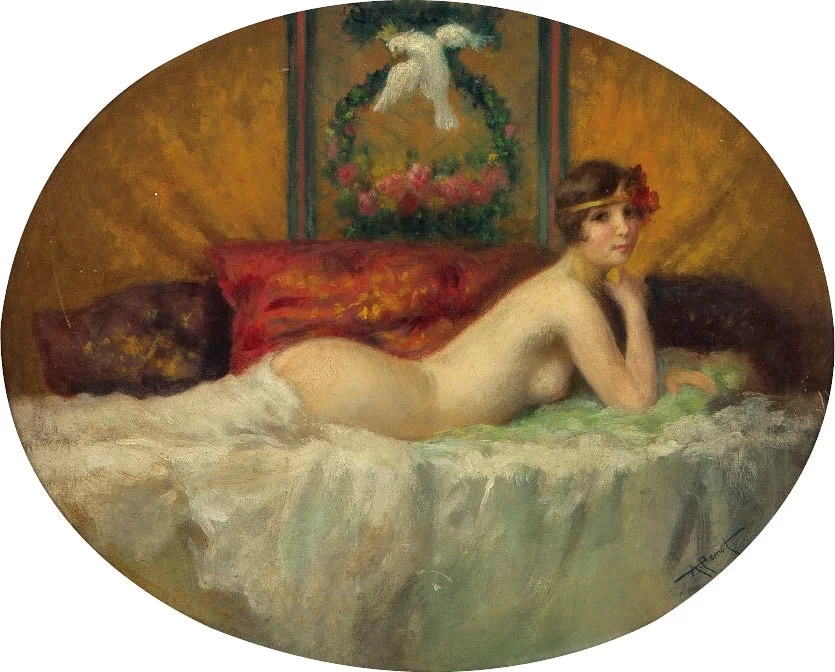 Donna con colomba